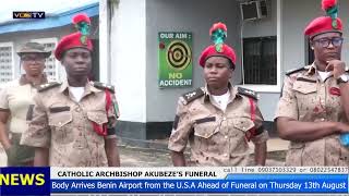 Catholic Archbishop, Akubeze's Body Arrives Benin Airport from USA Ahead of Funeral on Thursday screenshot 3