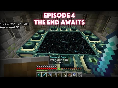 Minecraft Survival Lets Play Episode 4: The End Awaits - YouTube