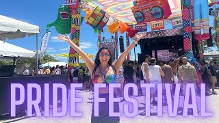 Miami Beach Pride Festival and Parade! | Venue tour, food, recap