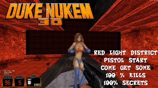 Duke Nukem 3D - Red Light District (Pistol Start 100%) @MrJohnReviews