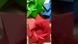 Beautiful Dovetail Star #origamimaniacs #origami #youtubeshorts #diy