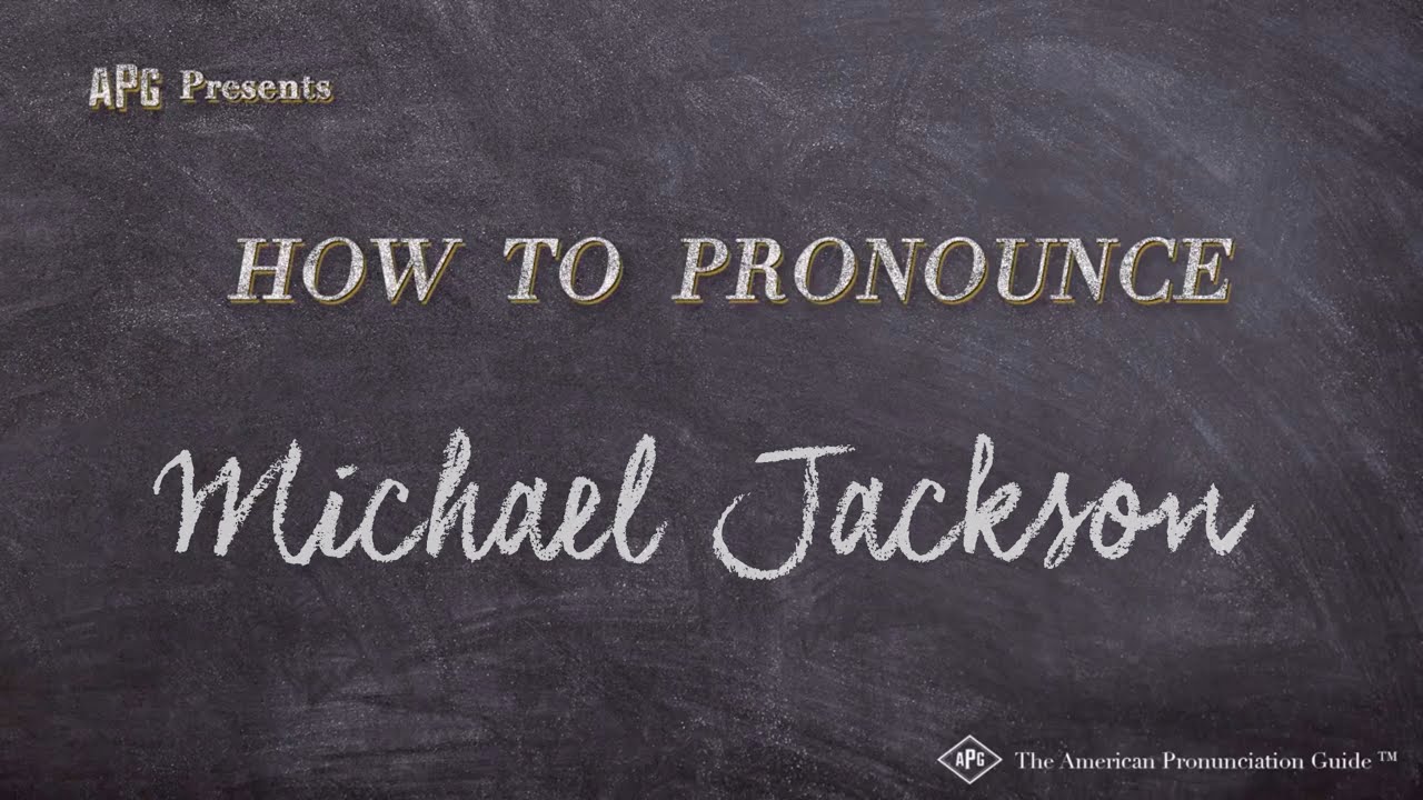How To Pronounce Michael Jackson (Real Life Examples!)