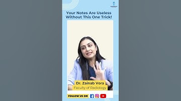 Your Notes Are Useless Without This One Trick! #inicet #neetpg2025 #shorts