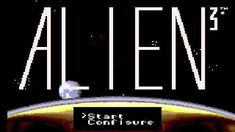 Sega Master System - Alien 3 Intro