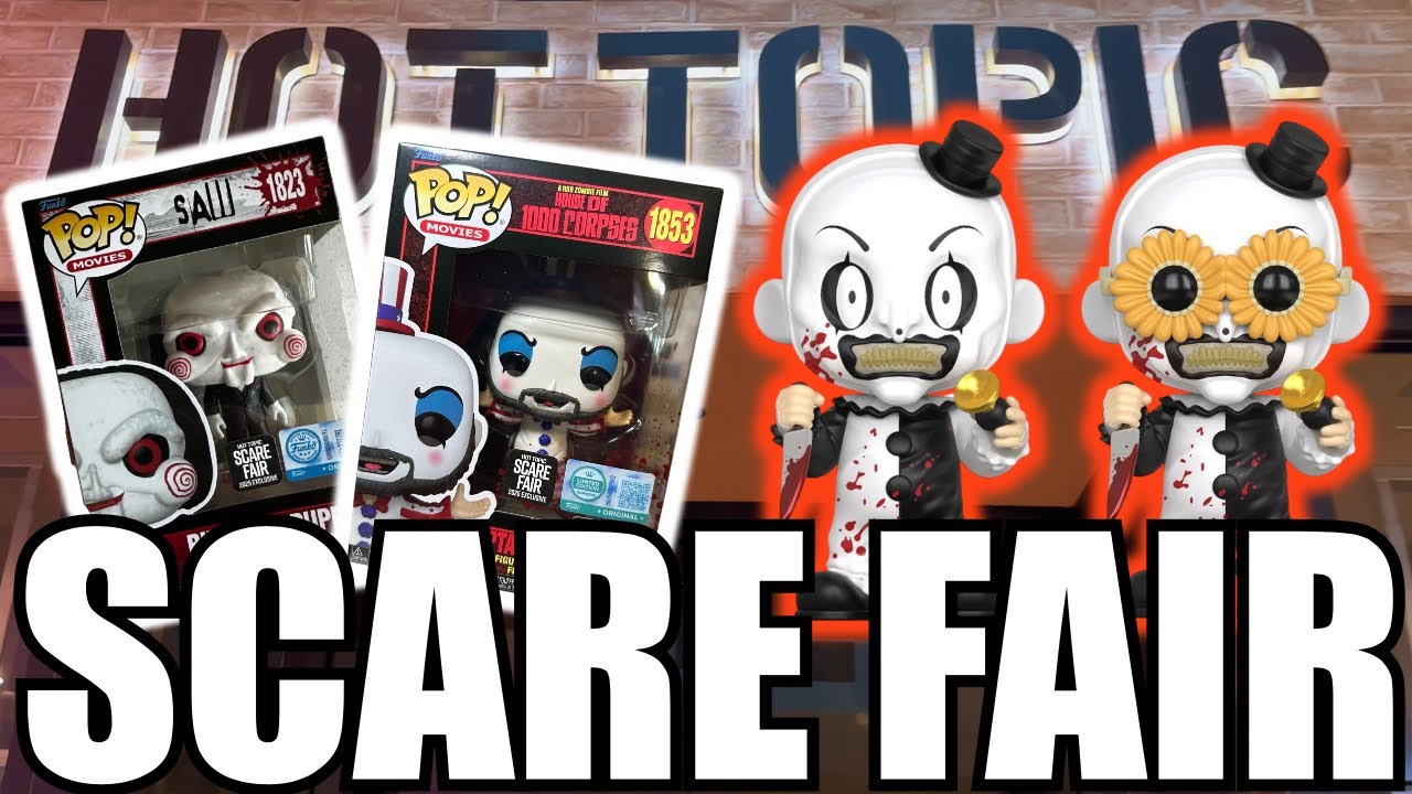 Cazando Funko pop de TERROR en Hot Topic!