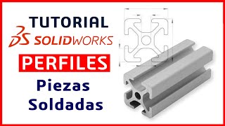 SOLIDWORKS TUTORIAL ➤ Crear Perfiles para Piezas Soldadas screenshot 2