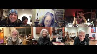 Allyson Grey talks with Amanda Sage, Mark Henson, Alex Grey on the Vision Train: Social Sculpture