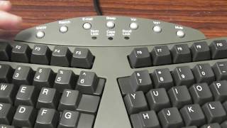 Fellowes Microban Split Ergonomic  Wired Keyboard, Dark Gray (98915) REVIEW
