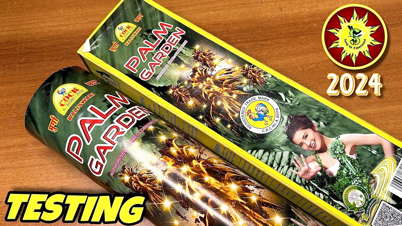 Palm Garden Sky Shot | Cock Brand Fireworks | Diwali crackers testing ...