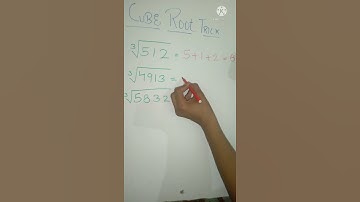 Cube root trick | क्यूब रूट निकालने का आसान तरीका #Shorts