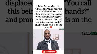 🗣️ TYLER PERRY CALLS OUT ALLSTATE! 'Step to the Front Real Quick!' 😡🏠 #shorts #TylerPerry #Allstate