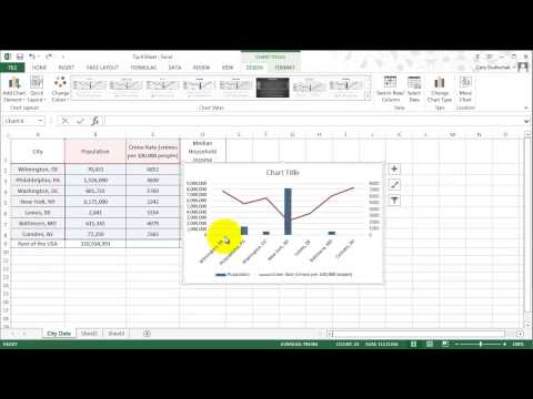 Excel Tip 9   Charts Part Two   Line, Scatter, and Secondary Axis