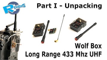 60$ Wolfbox Long Range 1000mW 433MHz UHF Tx & 100mW Rx - From BangGood