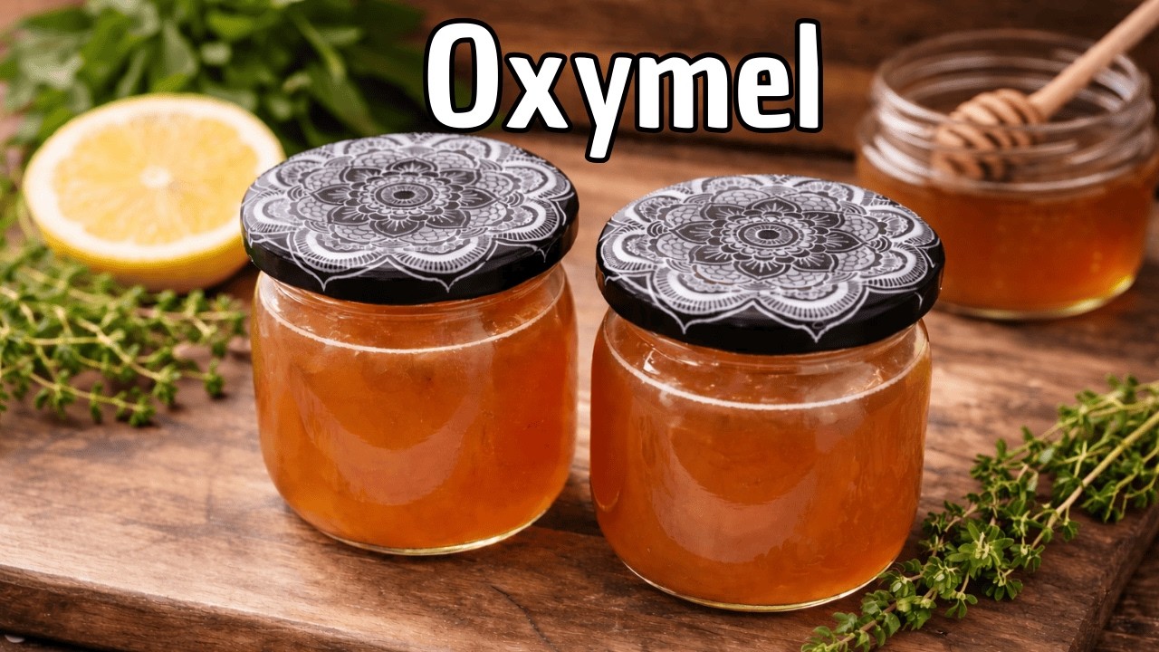 Oxymel ist ein natürliches Antibiotikum ☺️ ein Heilmittel zur Immunstärkung #295