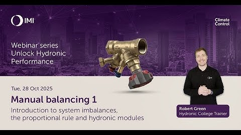 Webinar - Handmatig balanceren 1 | Inleiding tot systeemonevenwichtigheden