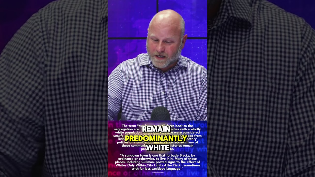 Trump is in love with sundown towns #shorts