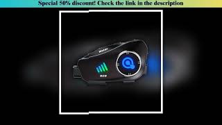 Exclusive Q28 Bluetooth Motorcycle Helmet Headset 1080P HD Video Dashcam Wide-angle Lens Wireless Ca