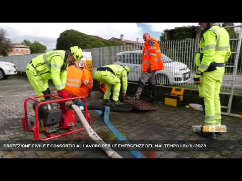 PROTEZIONE CIVILE E CONSORZIO AL LAVORO PER LE EMERGENZE DEL MALTEMPO | 01/11/2023