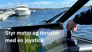 Styr Motor Og Thruster Med Joystick Yamaha Helm Master Ex Sleipner Sep40 Thruster