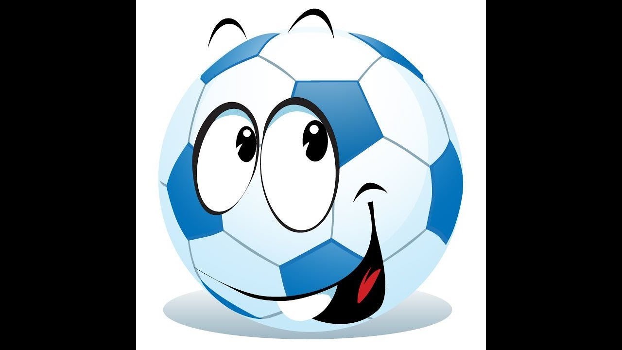Футбольный мяч мультяшная картинка