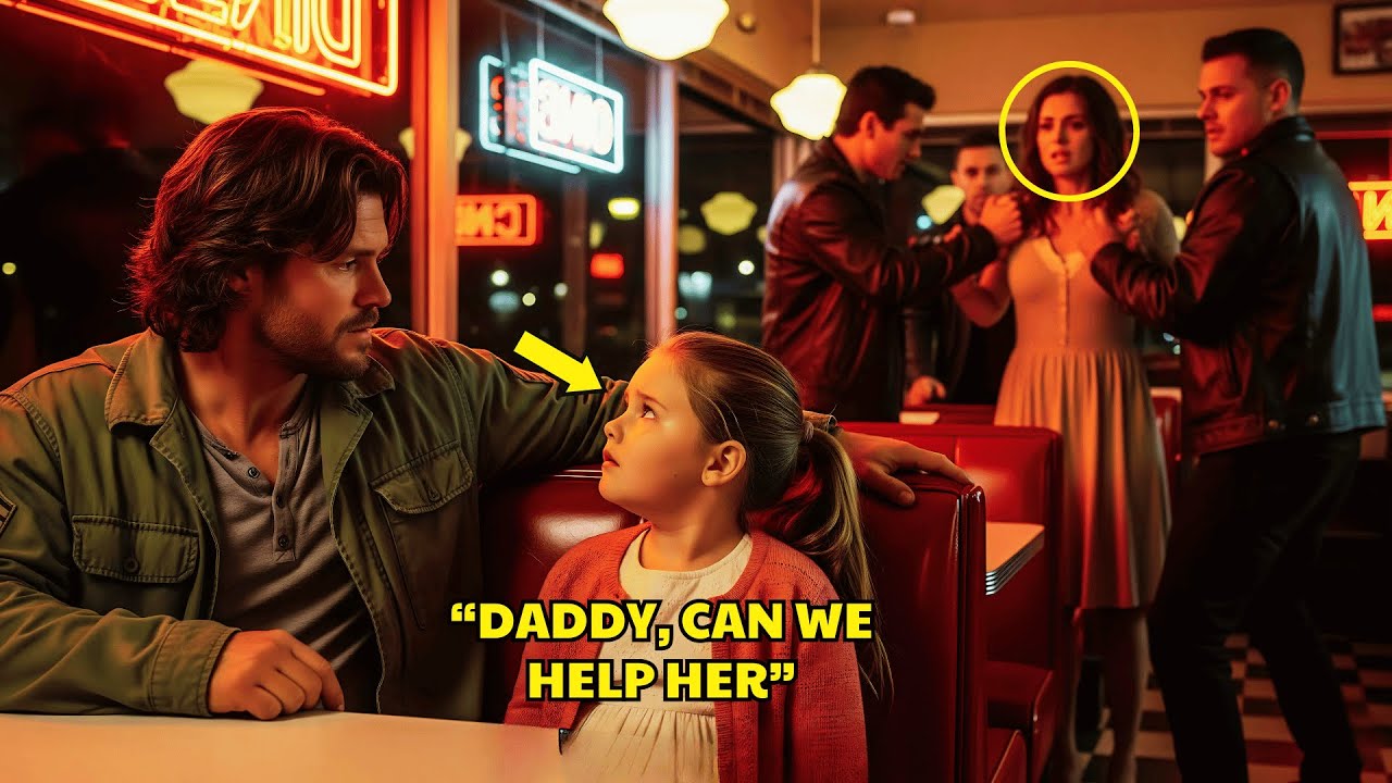 “Daddy, Can We Help Her?” — Single Dad Veteran Stopped 3 Attackers, Next Day 3 Rolls-Royce Arrived.