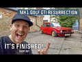 After 18 months it i finished 1983 mk1 golf gti restoration 18 20v t engine swap