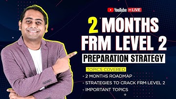 [ Live ] 2 Months FRM Level 2 Preparation Strategy | Fintelligents #frmexam #frm