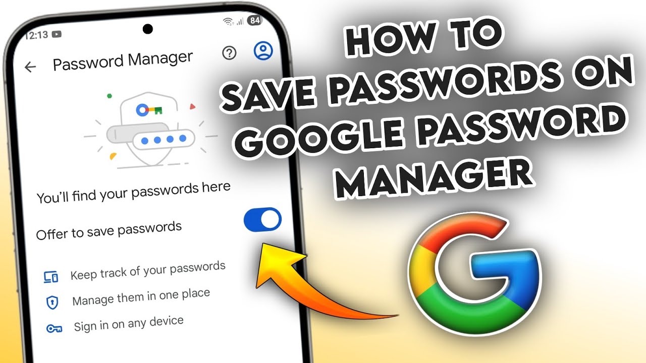 How To Save Passwords On Google Password Manager | ON/OFF Offer to save passwords option on google