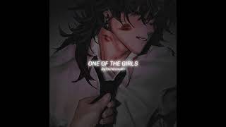 One of the Girls - Edit  by gldsfakeaudios // Slowed + Reverbed Resimi