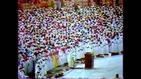 صلاة التراويح الشيخ علي جابر  سورة المزمل 1406هـ Ali Jaber