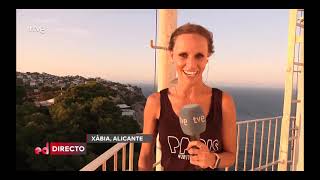 Antonio nos enseña su oficina: el faro del Cabo de la Nao en Jávea