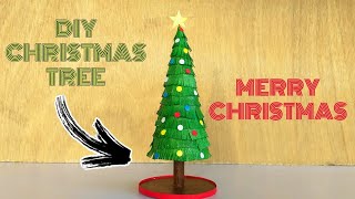 HOW TO MAKE "CHRISTMAS TREE" FROM CARDBOARD