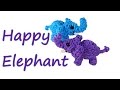 Happy Elephant Tutorial by feelinspiffy (Rainbow Loom)