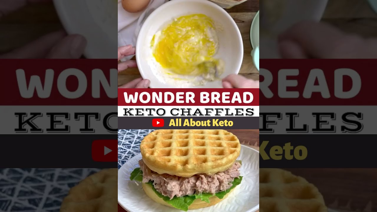 Easy Keto Wonder Bread Chaffles Low Carb 