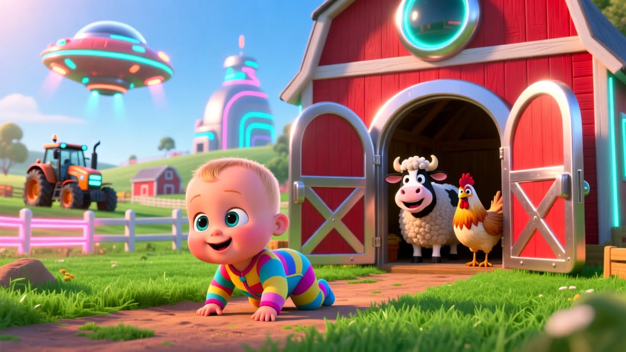 Farm ABC Learning Time 🐄✨ | Fun ABC Song for Kids | Toddler Alphabet Adventure