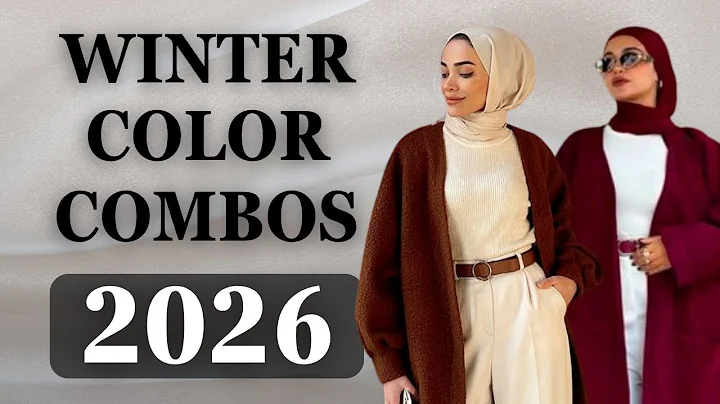 Winter 2026 Hijab Modest Color Trends - DON'T MISS THESE COLORS!