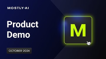 MOSTLY AI - Product Demo
