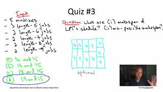 Algorithms for NP-Hard Problems (Section 20.1: Makespan Minimization) [Part 2 of 2]