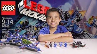 BENNY'S SPACESHIP, SPACESHIP, SPACESHIP! -  LEGO MOVIE Set 70816 - Time-lapse, Unboxing & Review!