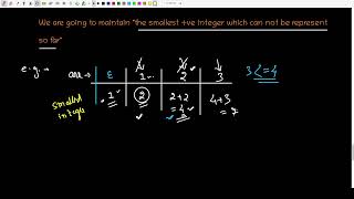 Not a subset sum | GeeksForGeeks | Problem of the Day