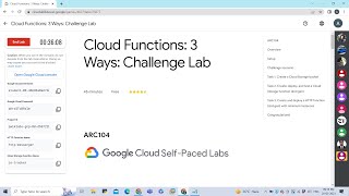 Cloud Functions: 3 Ways: Challenge Lab #arcade #gcp #qwiklabs #googlecloudplatform #ARC104
