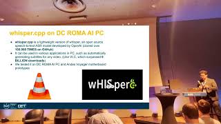Profiling Whisper AI Model on RISC V: Live demo at RISC V Summit Europe 2025
