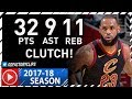 LeBron James CLUTCH Full Highlights vs Kings (2017.12.06) - 32 Pts, 9 Ast, 11 Reb, CRAZY!