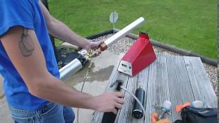 All metal, Steampunk, LARP, functional, re-usable, compressed air, HPA or CO2, 200 yard, test # 3 screenshot 5