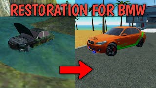 Old BMW restoration for car simulator 2 | new update | car simulator 2 | #rxgvishalgaming