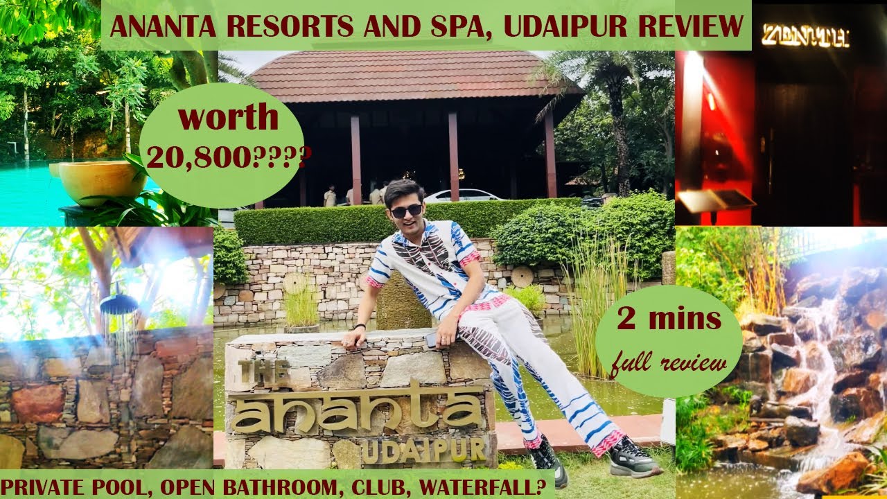 V24- BEST LUXURY RESORT IN UDAIPUR || ANANTA RESORT || MUST SEE