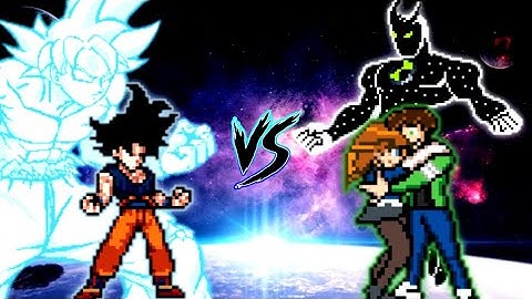 Manga Goku UI V3 OP VS Ben 10 S3 V4 OP (all form) in Jump Force Mugen