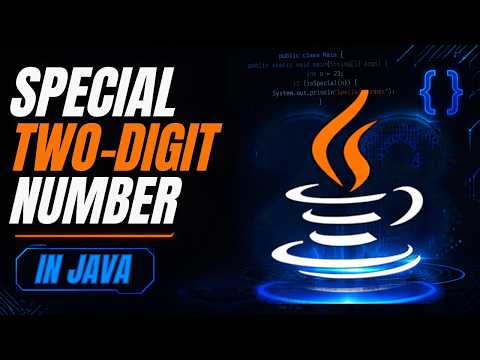 Special Two Digit Number Program|| Java Programming ||BLUEJ Environment