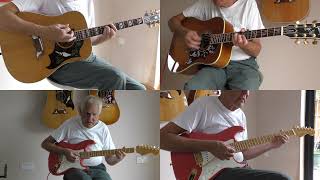 Video thumbnail of "Rose of Cimarron.  Poco guitar cover played by Phil McGarrick. FREE TABS"