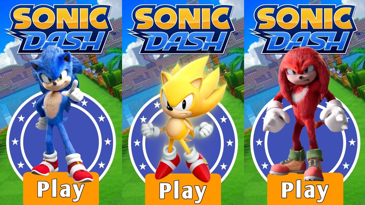 Movie Sonic 🆚 Classic Super Sonic 🆚 Movie Knuckles vs All Bosses Zazz ...